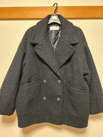 부클레 P 코트 다크 네이비