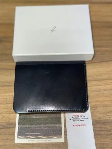 ( 미사용 ) forme post wallet cordovan