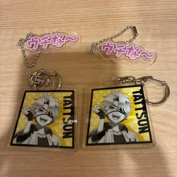 컬러풀 피치 전시회 아크릴 키링 타츠 타츠뮤지엄