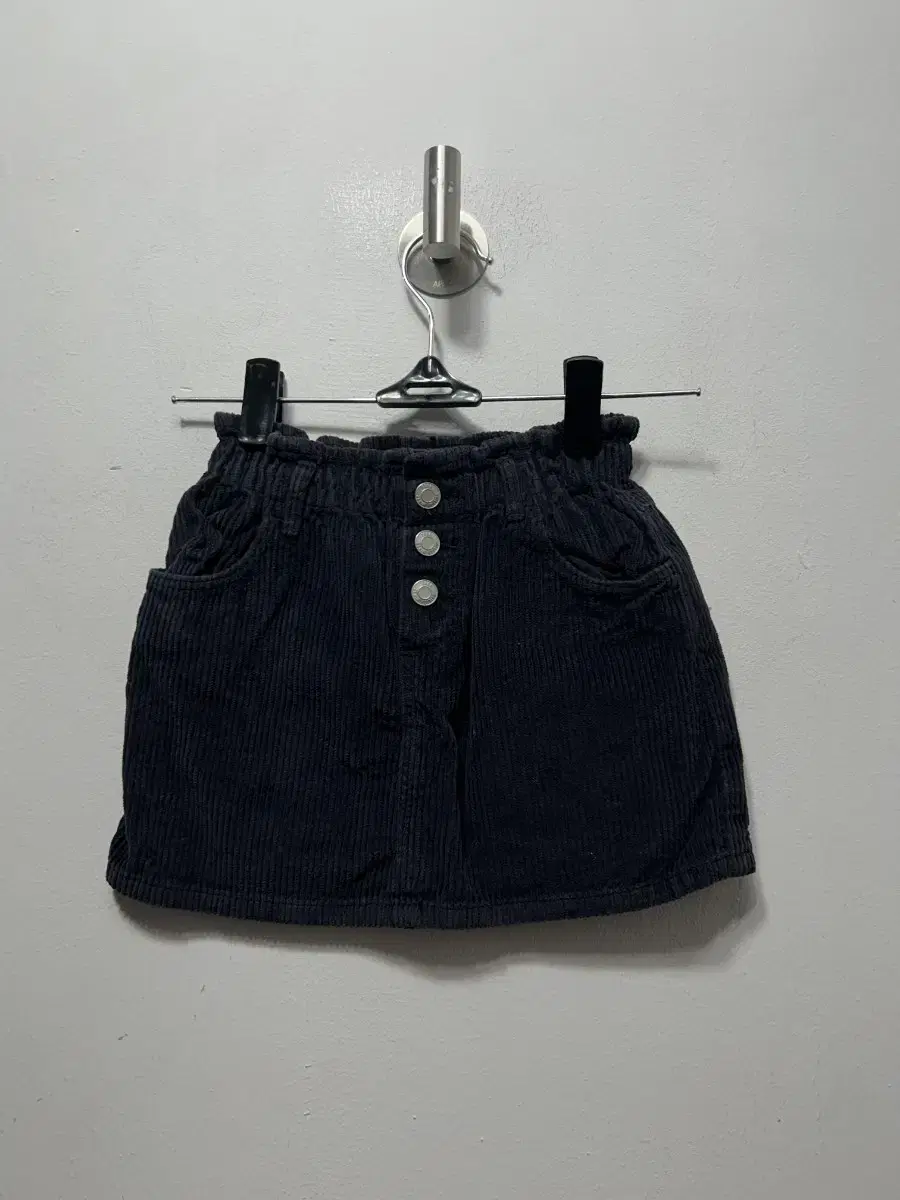 자라 키즈 코듀로이 미니스커트 블랙 2/3t