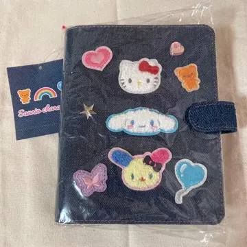 산리오 데님 와펜 바인더 시나몬 쿠로미