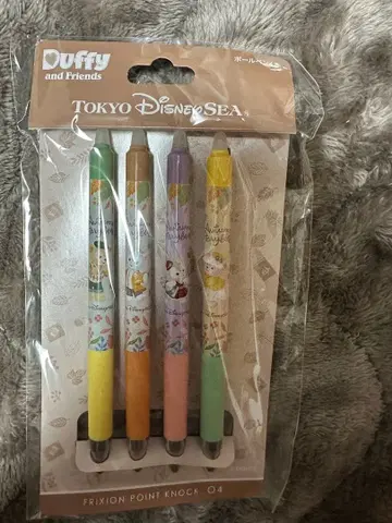 더피 가을 스토리북 볼펜 4개