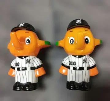 미사용 롯데 마리너스 [11cm] 사토짱 저금통 2개