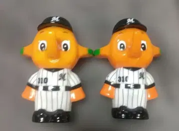 미사용 롯데 마리너스 [11cm] 사토짱 저금통 2개