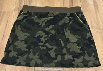 브리핑 카모 패턴 여성용 스커트