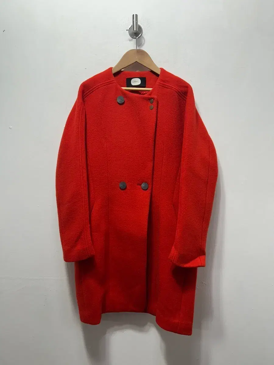 DEWL Red Double Button Coat 55