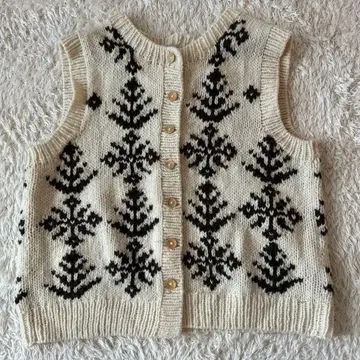 TSUHARU by Samansa Mos2 페루 니트 모티브 패턴 베스트