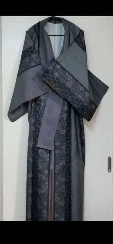 오시마 명주 새상품급 기모노 명주