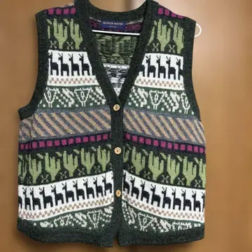 100% 알파카 베스트 ALPACA HOUSU