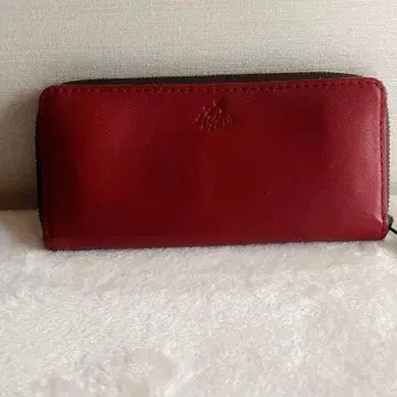 히메지 가죽 레드 장지갑