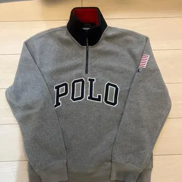 Polo 그레이 집업 맨투맨