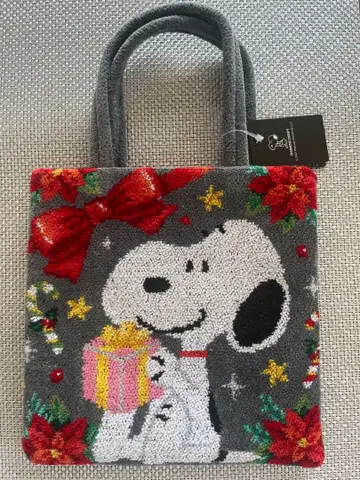 쇼핑 스누피 한정판 FEILER 토트백 페이러 콜라보 홀리데이 기프트