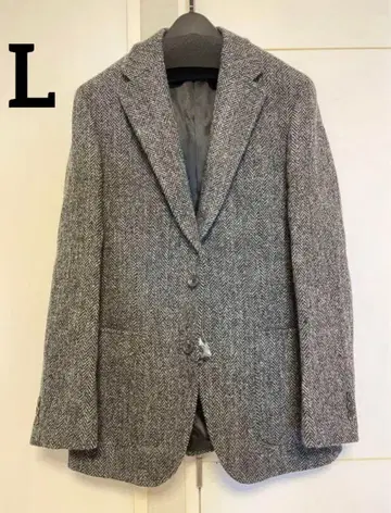 [ SALE ] Harris Tweed 헤링본 테일러드 자켓 L