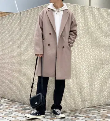 고품질 RAGEBLUE 레이지블루 케이프 메리노 W 체스터 코트