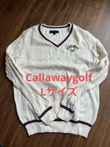 Callaway 여성용 L 스웨터 화이트