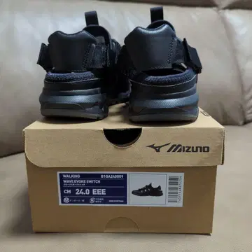 미즈노 웨이브 에보크 스위치 블랙 24.0 cm