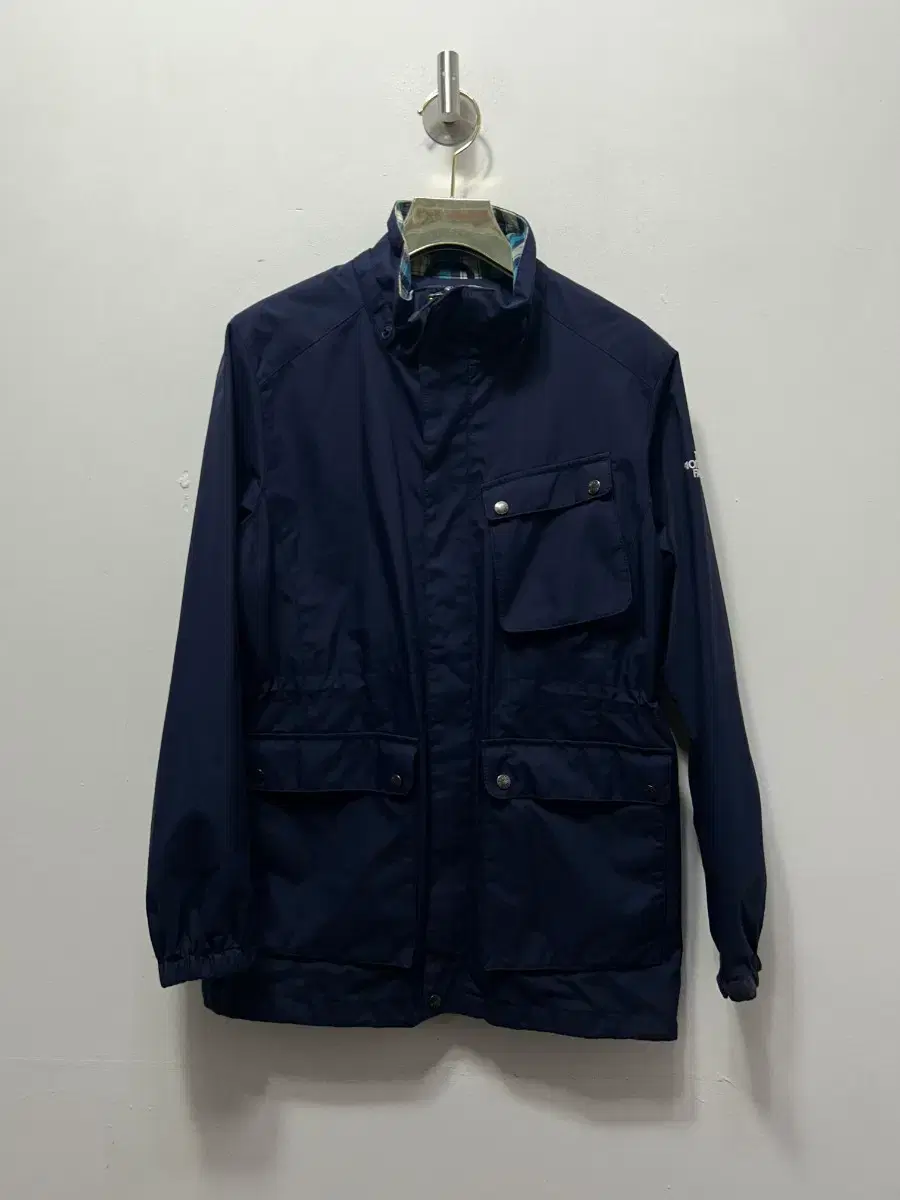 노스페이스 네이비 바람막이 자켓 160