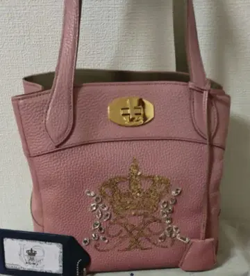 새상품 ADMJ 왕관 스팽글 스와로브스키 토트백