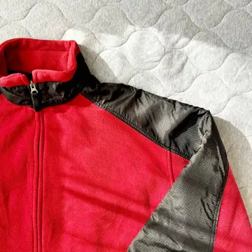 90s 올드 GAP 플리스 자켓 빨간색/블랙