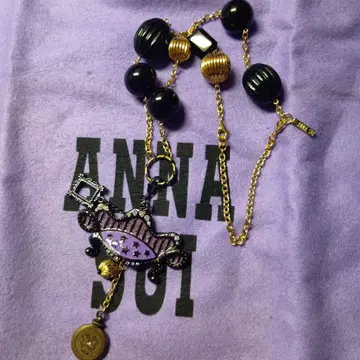 안나수이 럭셔리 참 소파 앤티크 롱 목걸이 초레어