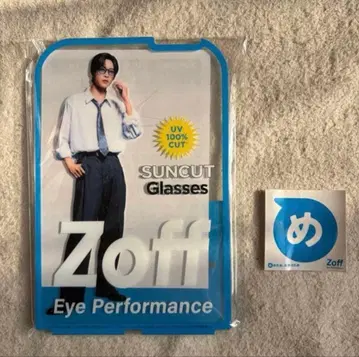 Zoff 오리지널 아이웨어 스탠드 메구로 렌 SnowMan 스티커