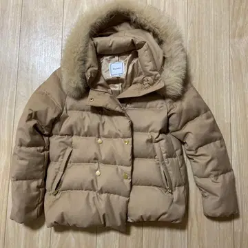 Anateli 베이지 다운 자켓 퍼 포함