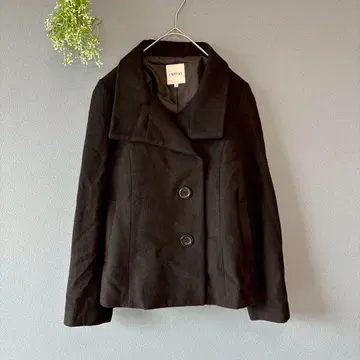 인디비 (M) 고급 캐주얼 아름다운 실루엣 울 혼방 자켓