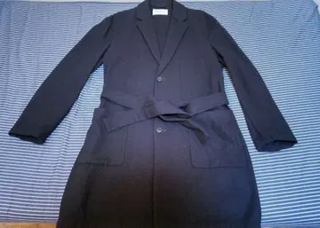 투모로우랜드 벨티드 코트 울 나일론 다크 네이비 계열 M