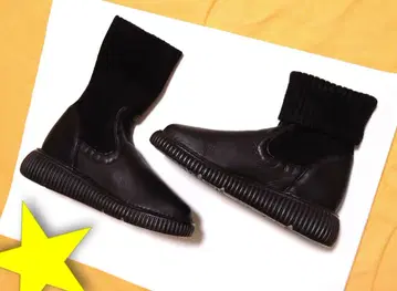 세일 새상품 JS하트라벨 일본제 부츠 소가죽 신발 블랙 가죽 신발