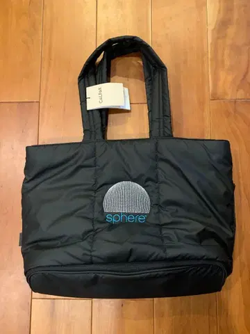 CALPAK 퀼팅 토트백 블랙