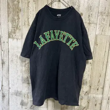 LFYT 반팔 티셔츠 블랙 자수 M