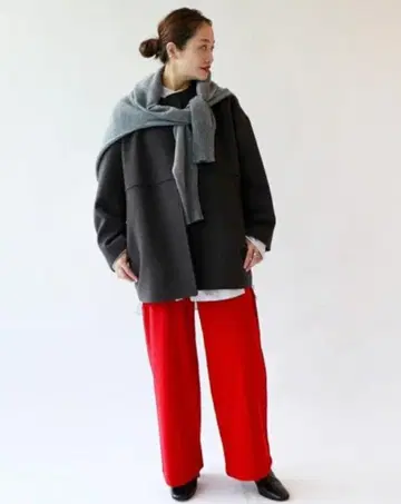 JOURNAL STANDARD 슈퍼140 비버 노카라 숏코트