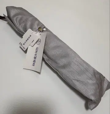 새상품 마에하라 코에이 상점 우천 겸용 우산 50cm 광택 실버