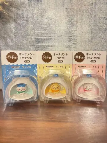 치이카와 (먼작귀) 에니마이 복권 오너먼트 세트