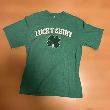 LUCKY SHIRT 그린 T셔츠 M