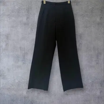 a2426 [캣이마이] 턱 슬랙스 팬츠 블랙 M