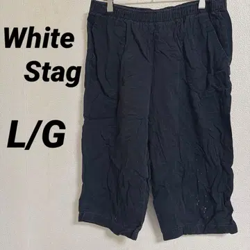 White Stag [ L/G ] 블랙 숏팬츠 블랙 포켓 부착