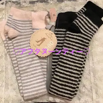 [ 미사용 새상품 ] 오야스미 압박 레그 워머 2족 세트