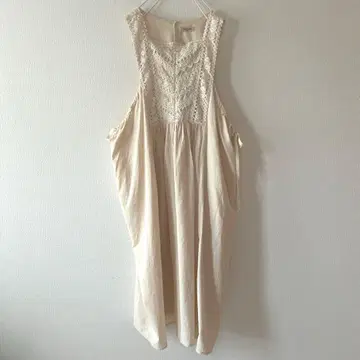 Samansa Mos2 슬리브리스 레이스 원피스