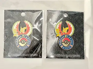 포켓몬 센터 교토 로고 핀즈 2개 세트 kyoto