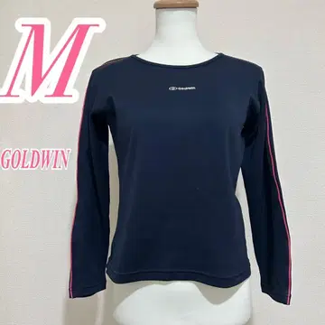 GOLDWIN 골드윈 네이비 긴팔 티셔츠 M 스포츠 웨어 폴리