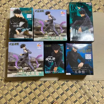 주술회전 고죠 사토루 후시구로 메구미 피규어 6개 세트