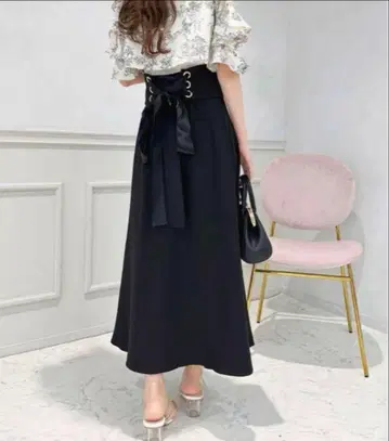 apres jour 모듬백 레이스업 스커트