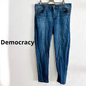 Democracy 스키니 데님 14 데님 블루 청바지
