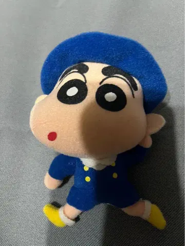 신짱 봉제 인형 파란 수트