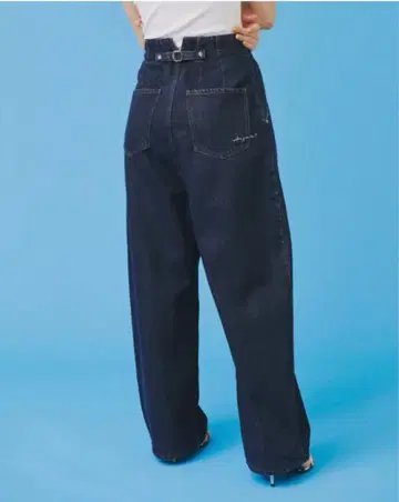 택 포함 I'm in 데님 네이비 S 사이즈 새상품 츠지모토 마이