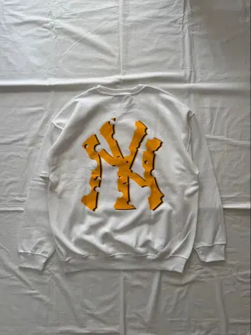 bootlab NEW YORK CHEEZE SWEAT WHITE XL