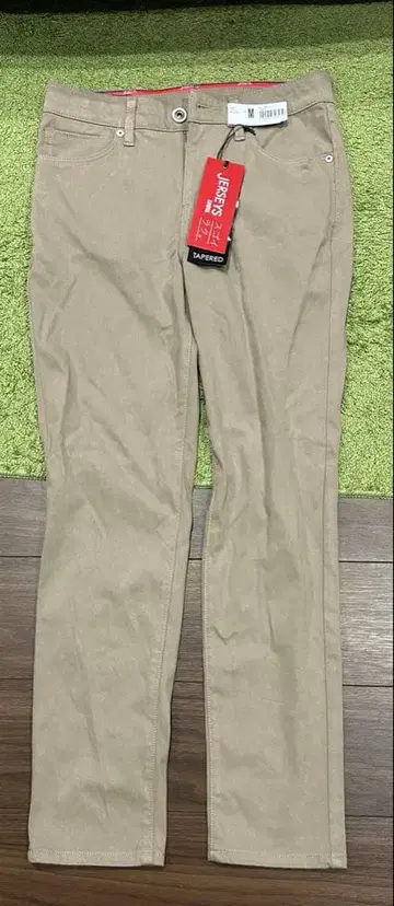 EDWIN JERSEYS 베이지 데님 새상품 미사용 스고이 라쿠