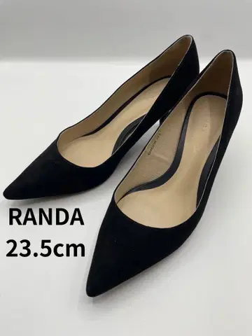 RANDA 란다 스틸레토 펌프스 블랙 23.5cm