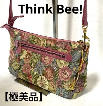 레어 Think Bee! [싱크비] 원숄더백 고블랑 꽃무늬